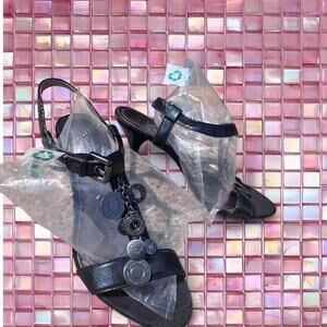 Rare coach black sandals with